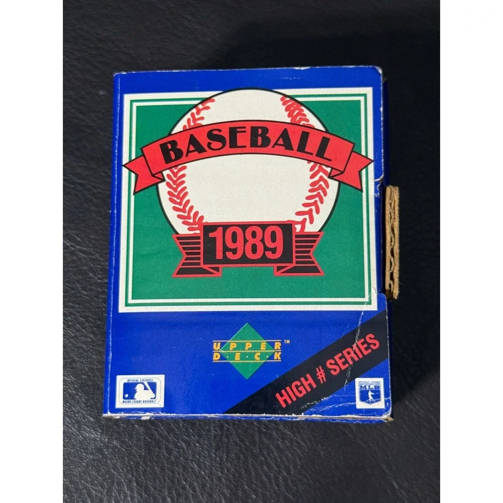 1989 Upper Deck Baseball High Number Series Box 3-D Team Logo Holograms MLB